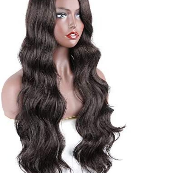 Brown Wavy Full Wig main image 6